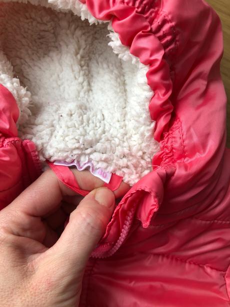 Ruzova zimna tepla bunda, pepco,80