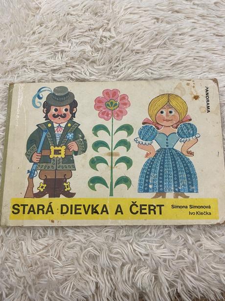 Staré retro lepolero stará dievka a čert 1978,