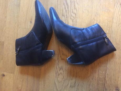 Kožené kotnikove topanky betty barclay, 39