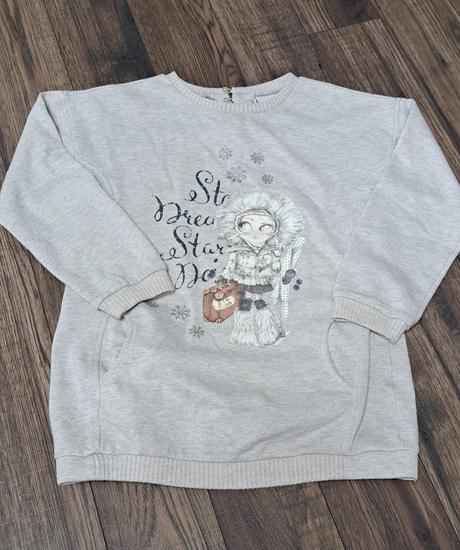 Predĺžená mikina (pletené šaty), mayoral,134