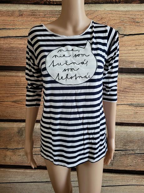 Kováčová tričko m,  nie, nie som tučná som tehotna, m