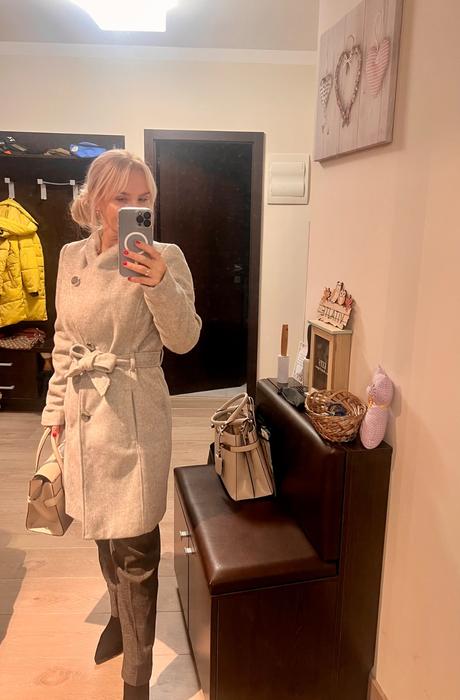 Šedy prechodny kabat, orsay, veľkosť 34/36, orsay,34