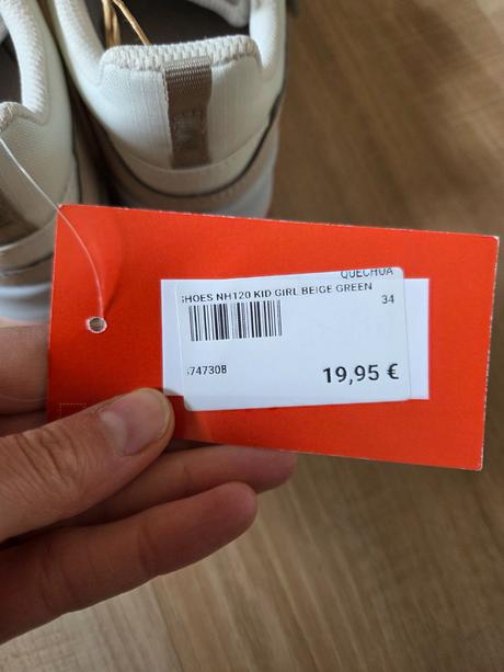 Decathlon tenisky, quechua,34