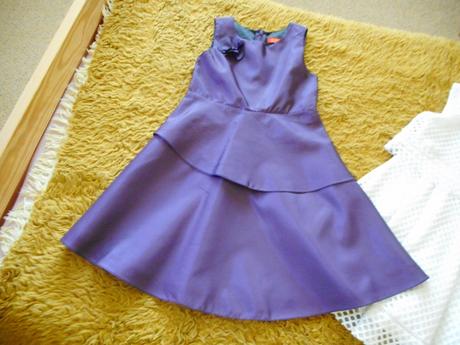 Fialové letné šatočky, 128