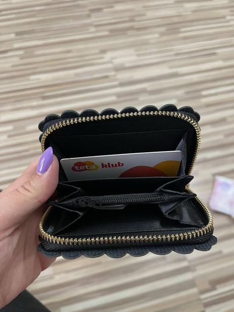 Mini čierna peňaženka, sinsay