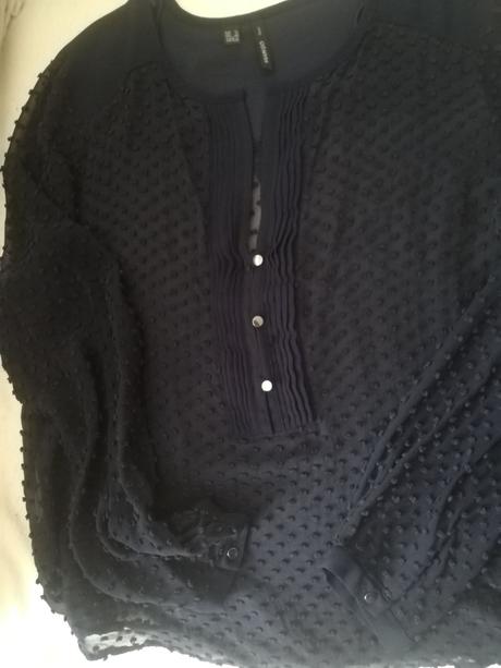 Elegantná blúzka z hrčkavého silónu, mango,xl