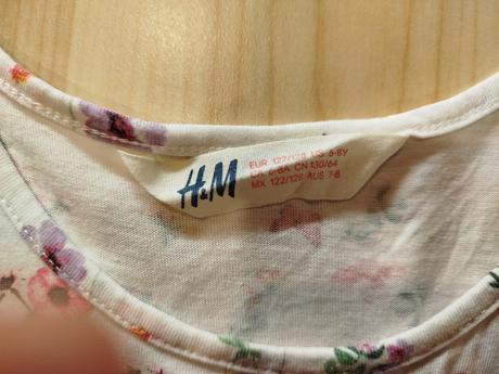 Kvetinkové šaty, h&m,122