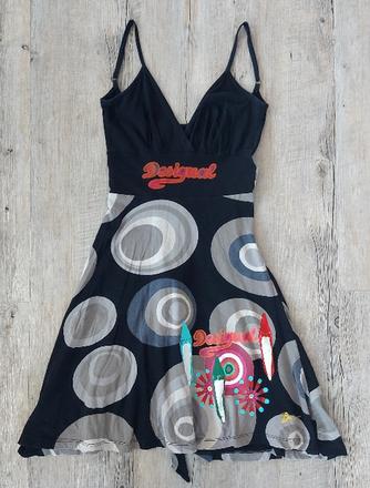 Čierne letné šaty desigual, desigual,xs