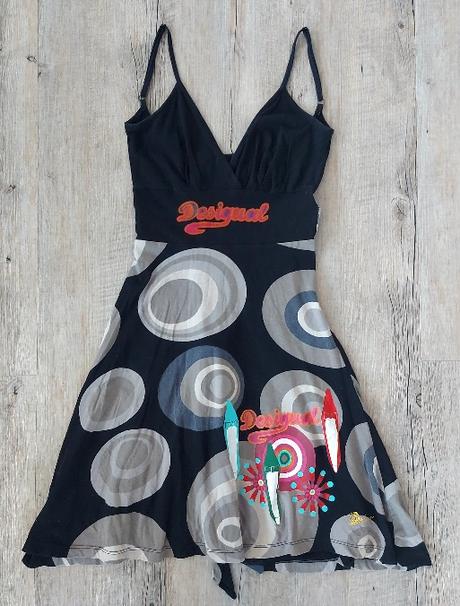 Čierne letné šaty desigual, desigual,xs