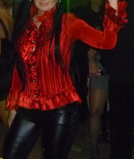 Bordová blúzka elastická, m