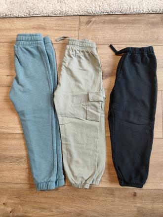 Tepláky 3ks, h&m,104