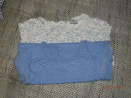 2 ks tričiek, cena spolu, f&f,74