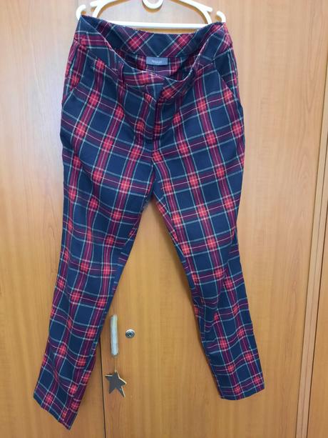 Kockované nohavice, yessica,36