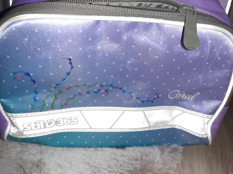 Školská anatomická taška stil coral set+kufrík, 