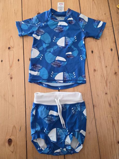 Reima uv50 plavky + tričko, reima,74