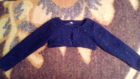 Tmavomodre bolero 98/104, 104