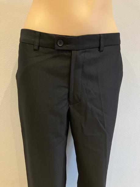 Pánske čierne nohavice, l