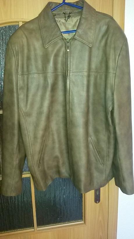 Panské kožené sako, xxl