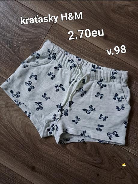 Kraťasky h&m, h&m,98
