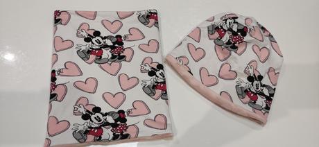 Dojčenský šál, čiapka, disney,80