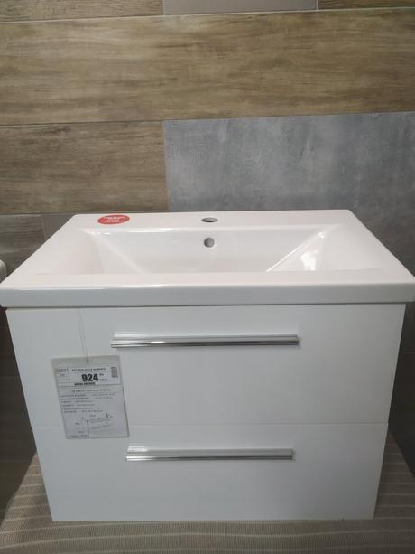 Umývadlo so skrinkou do kúpeľne, 