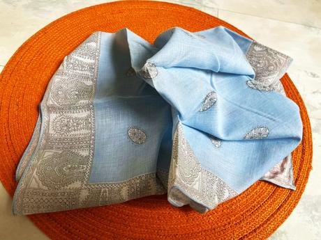 Batistová šatka na krk, xl