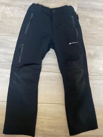 Softshellové nohavice, alpine pro,128