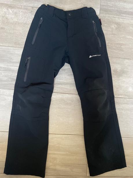 Softshellové nohavice, alpine pro,128