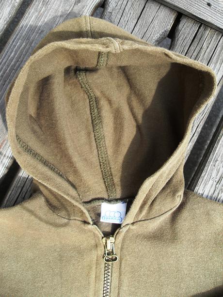 Khaki mikina s kapuckou, 98