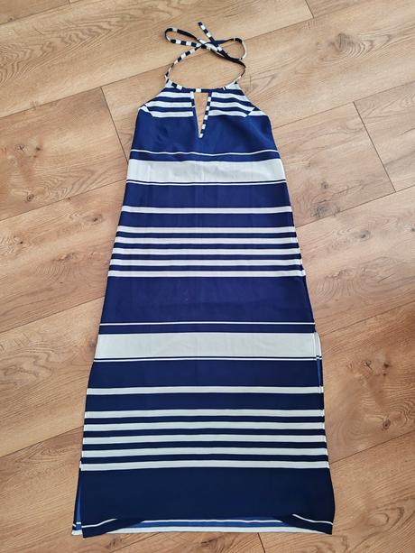 Jemné letné šaty s rozparkami, m