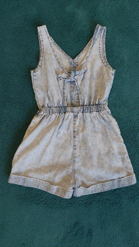 Dievčenský riflový overal s uzlom, 116