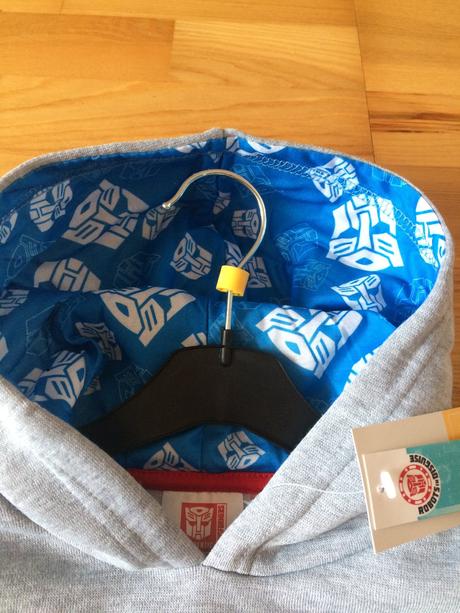 Chlapčenská mikina s kapucňou - transformers., hasbro,98