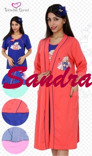 Tehotenská súpravička župan a nočná košeľa, vienetta secret,l / m / s / xl