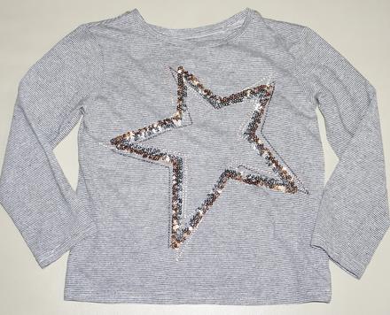 116/122 tricko s hviezdou,6-7 r., primark,122