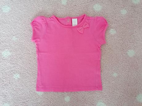 Ruzove tricko s maslickou, c&a,74