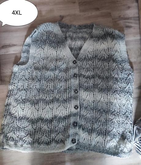 Pletená vesta, xxxl