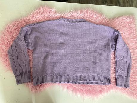 Levanduľový svetrík, s