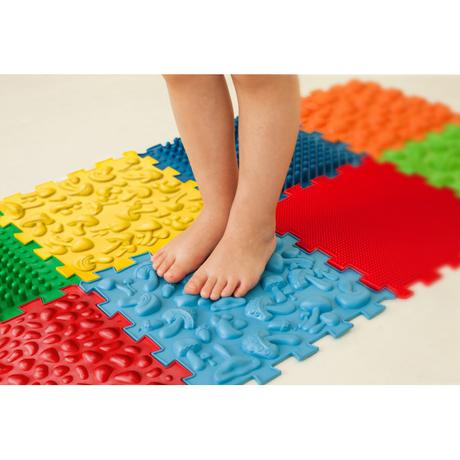 Ortek masážna ortopedická podložka puzzle "mix" 8,