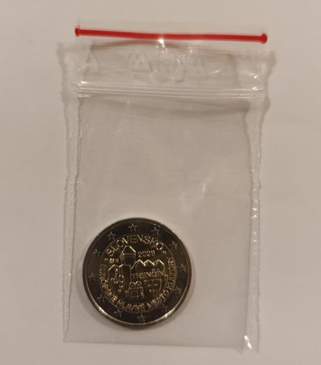 2 euro slovensko 2026 unc mesto kultúry trenčín, 