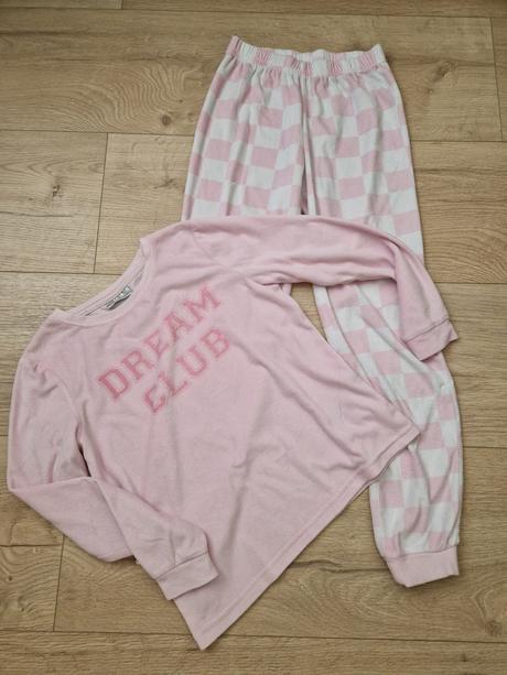 Pyzamo ružové dlhé 134/140, 134