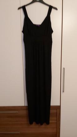 Čierne dlhé šaty 48, f&f,48