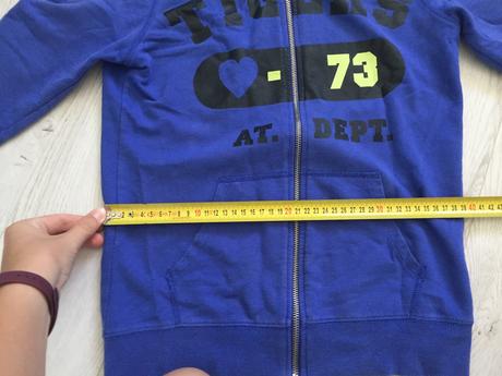 Tmavomodrá mikina tiger, xs