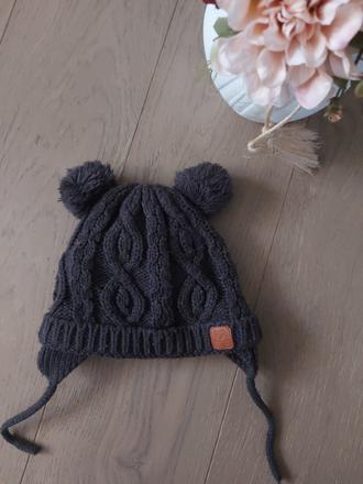 Pletená čiapka s uškami, pepco,86