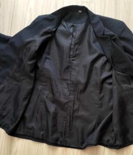 Dámske tmavomodré elegantné sako, v. xl/xxl, xxl