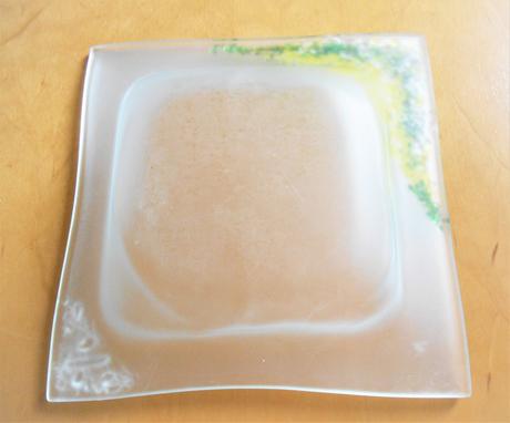 Dekoratívna sklenená miska,