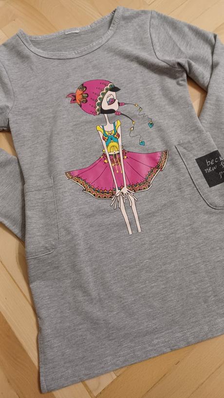 Predĺžené tričko/tunika, 128