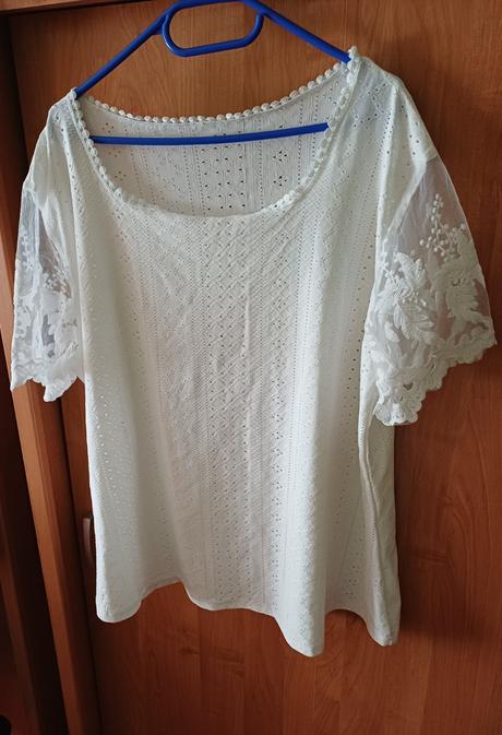 Damsky top s čipkou xxxl, xxxl