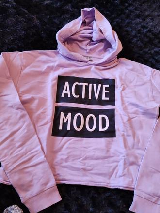 Fialova crop mikinka, 158