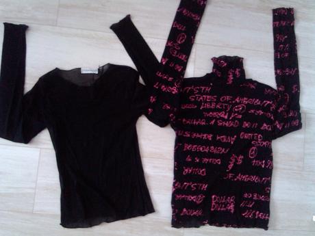 Transparentné topy, s