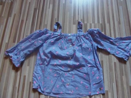 Košeľa na ramienka plameniak, 152